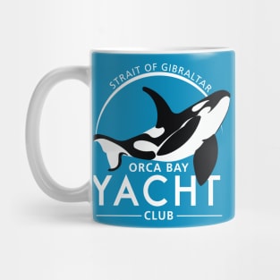 Orca Bay Yacht Club - reverse white Mug